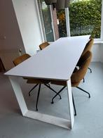Eetkamertafel handgemaakt 220x83cm, Huis en Inrichting, Tafels | Eettafels, Ophalen, 200 cm of meer, 50 tot 100 cm, Zo goed als nieuw