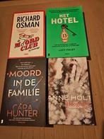 Thrillers Lucy Foley, Richard Osman, Cara Hunter, Anne Holt, Ophalen of Verzenden, Gelezen, Diverse auteurs, Nederland