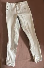 Witte rijbroek Eurostar met (kunst)lederen zitvlak, Dieren en Toebehoren, Paardrijkleding, Dames, Gebruikt, Dressuur, Onderkleding