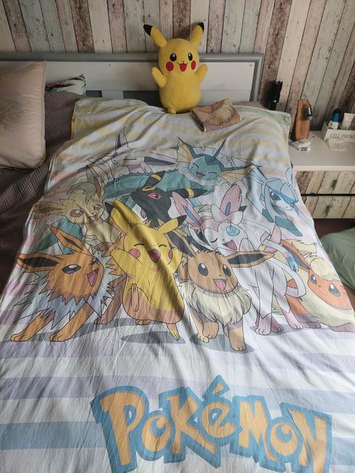 Pokemon dekbedovertrek €5, Kinderen en Baby's, Kinderkamer | Beddengoed, Gebruikt, Dekbedovertrek, Jongetje of Meisje, Ophalen