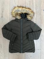 Cars winterjas met afneembare capuchon, donkergroen, mt128, Gebruikt, Meisje, Ophalen of Verzenden, Cars jeans