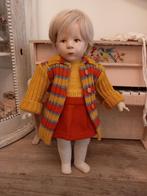 Vintage wollen poppenkleertjes 3 delig set. jaren 50, Verzamelen, Ophalen of Verzenden, Zo goed als nieuw, Kleertjes