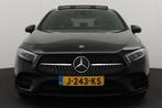 Mercedes-Benz A-Klasse 180 Aut. AMG Night-Pakket Pano-dak Me, 65 €/maand, 136 pk, 4 cilinders, Zwart