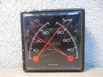 Vintage design temperatuurmeter met hygrometer, Ophalen of Verzenden, Gebruikt, Weerstation