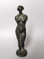 Abstract brons sculptuur vrouwelijk naakt Ed van Teeseling, Verzenden