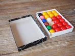 Kleine Pool en snookerballen, Ophalen of Verzenden, Gebruikt, Keu of Ballen