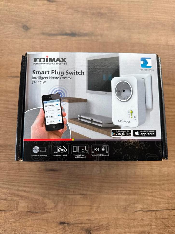 Edimax Smart Plug Switch - Slimme stekker, Computers en Software, Powerlines, Nieuw, Ophalen of Verzenden