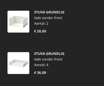 Stuva/Fritids Kastcombinatie - met kledingkasten&ladekasten - afbeelding 5