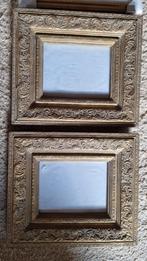 2 nieuwe goudkleurige Fotolijsten met Ornamenten, Huis en Inrichting, Overige materialen, Minder dan 50 cm, Gebruikt, Ophalen of Verzenden