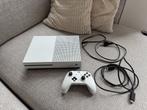 XBOX One S Wit 500GB, Spelcomputers en Games, Spelcomputers | Xbox One, Xbox One, Ophalen of Verzenden, Zo goed als nieuw, Met 1 controller