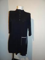 Sarah Pacini tuniek stretch breisel wit accent apart one siz, Sarah Pacini, Zwart, Maat 42/44 (L), Ophalen of Verzenden