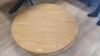 Rond oud eiken tafelblad van 140cm doorsnee