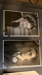 Portret foto Juliana en bernard, Verzamelen, Koninklijk Huis en Royalty, Ophalen of Verzenden, Zo goed als nieuw, Kaart, Foto of Prent