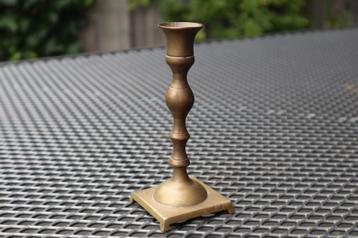 Koperen kandelaar voor kleine kaars koper beschikbaar voor biedingen