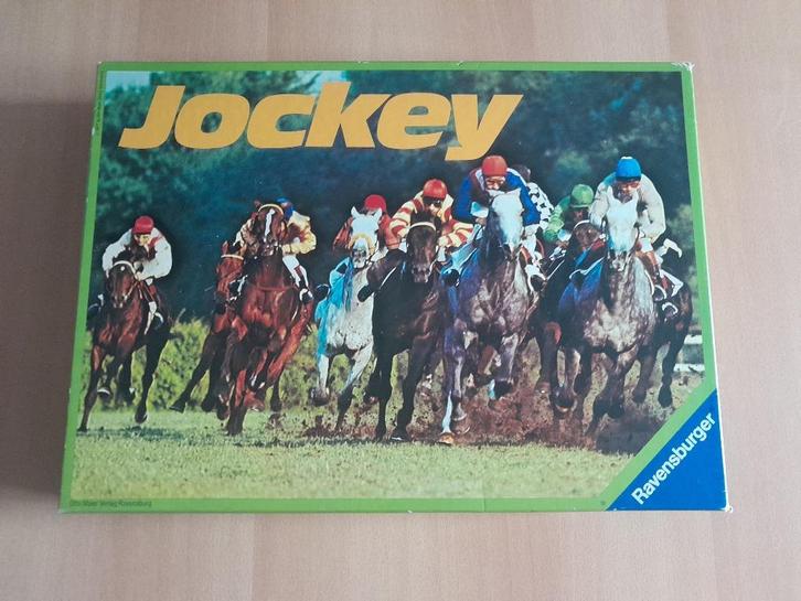 Jockey spel van Ravensburger ( Paardenrace ) izgs, Hobby en Vrije tijd, Gezelschapsspellen | Bordspellen, Zo goed als nieuw, Een of twee spelers