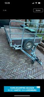 Plateau pijnappel 4 bij 170, Auto diversen, Aanhangers en Bagagewagens, Ophalen, Zo goed als nieuw