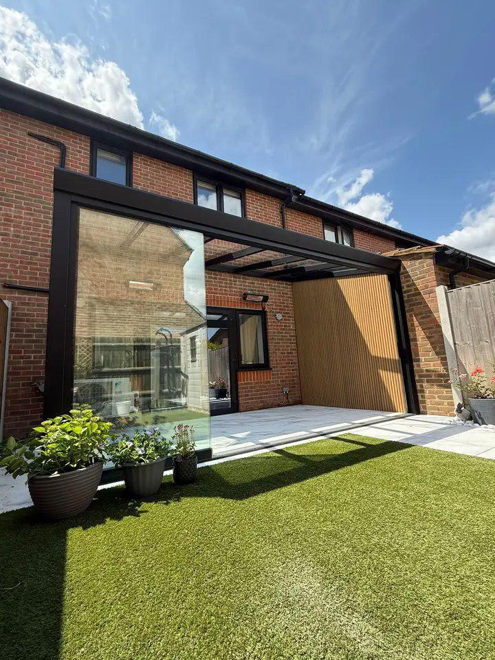 NIEUWE VERANDA lees de beschrijving., Tuin en Terras, Tuinschermen, Nieuw, Aluminium, 200 cm of meer, 200 cm of meer, Ophalen of Verzenden