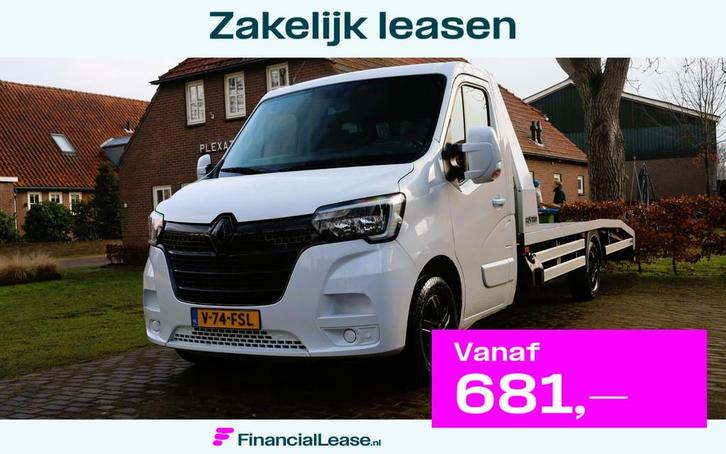 Renault Master 2.3 DCI 165 Autotransporter | 1e Eigenaar | L, Auto's, Bestelauto's, Bedrijf, Lease, Financial lease, 4x4, Airconditioning