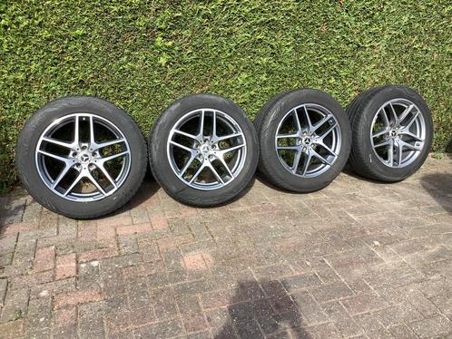 Mercedes-Benz GLC 19”-AMG-velgen+all-seasonbanden. Breedset!, Auto diversen, Overige Auto diversen, Ophalen