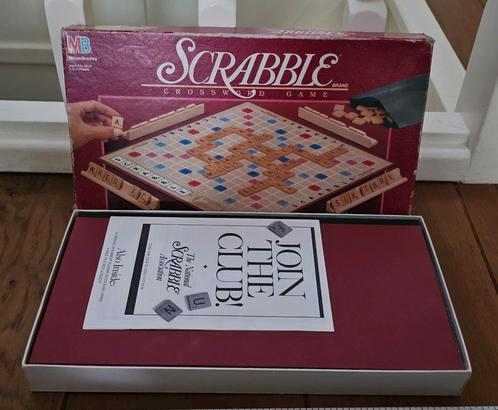 Scrabble- hout -Engelse uitgave-mooi-Compleet-verzenden  ook, Hobby en Vrije tijd, Gezelschapsspellen | Bordspellen, Gebruikt