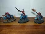 3x Khorne Bloodcrushers, (Bloodletters.on Jugernaughts), Hobby en Vrije tijd, Wargaming, Gebruikt, Figuurtje(s), Warhammer, Ophalen of Verzenden