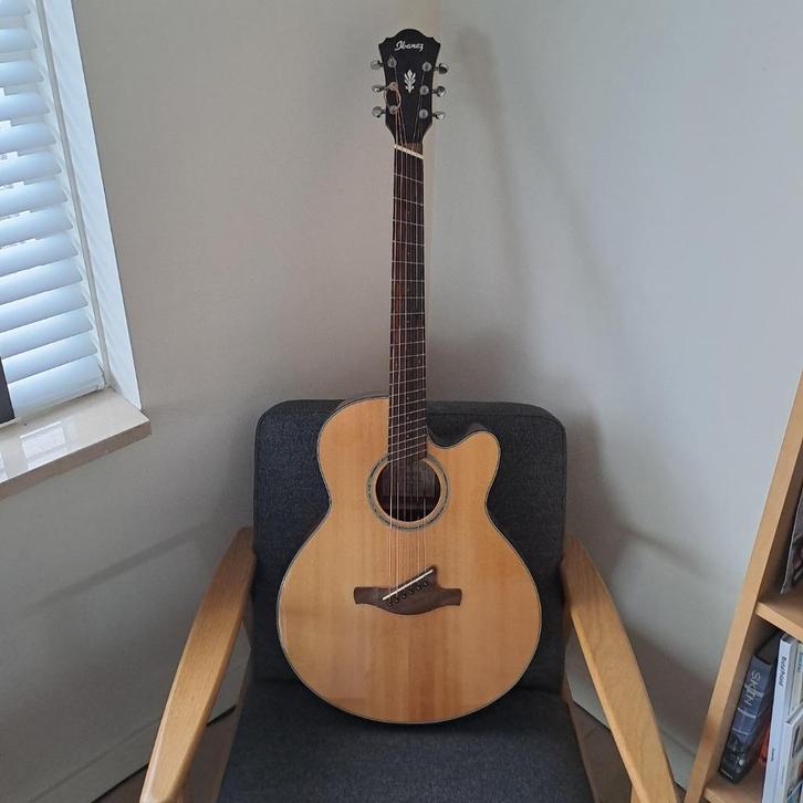 Ibanez Fanned Fret akoestische gitaar, Muziek en Instrumenten, Snaarinstrumenten | Gitaren | Akoestisch, Zo goed als nieuw, Western- of Steelstringgitaar