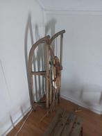 Vintage Houten Slee, Kinderen en Baby's, Speelgoed | Buiten | Sleeën, Ophalen, Gebruikt