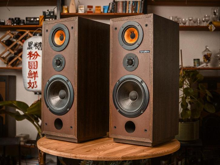 BNS | Symphony Luidsprekers, Audio, Tv en Foto, Luidsprekers, Refurbished, Front, Rear of Stereo speakers, 60 tot 120 watt, Overige merken