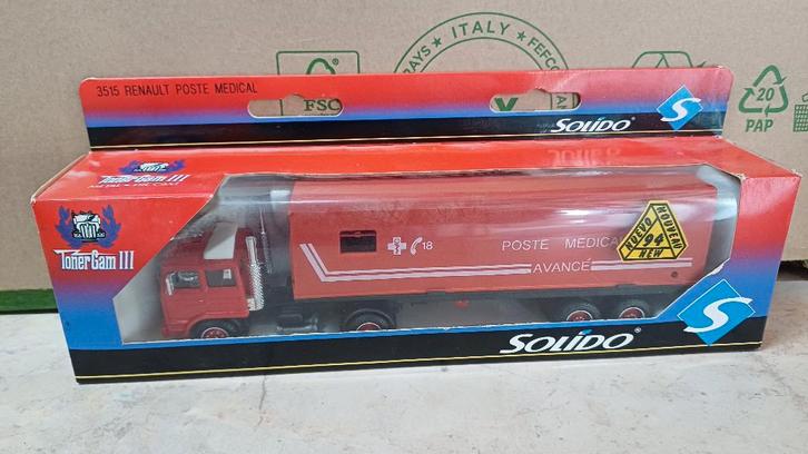 solido renault brandweer truck, Hobby en Vrije tijd, Modelauto's | 1:50, Zo goed als nieuw, Bus of Vrachtwagen, Overige merken