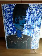 Abstract Portret in Stadse Omgeving New York, Ophalen