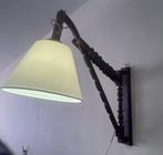 Zeldzame vintage schaarlamp, Huis en Inrichting, Gebruikt, Hout, Verzenden