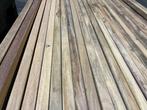 Hardhout–Cumaru–palen–regels-piketpaal-rhombus-40x40 mm, Ophalen, Palen, Nieuw, Hardhout