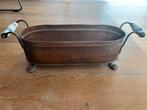 Koperen plantenbak op pootjes, Antiek en Kunst, Antiek | Koper en Brons, Ophalen of Verzenden, Koper