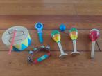 Set houten muziekinstrumenten, Kinderen en Baby's, Speelgoed | Houten speelgoed, Ophalen of Verzenden, Gebruikt