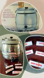 Soepketel voor soep, glühwein, chocolademelk - € 50,00, Huis en Inrichting, Ophalen of Verzenden, Zo goed als nieuw, Rvs, Pot, Bus of Blik