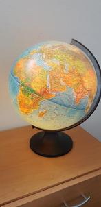 wereldbol Globe met verlichting, Huis en Inrichting, Woonaccessoires | Wereldbollen, Ophalen, Gebruikt