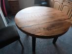 Mango hout, 110 cm rond , zgan, Huis en Inrichting, Tafels | Eettafels, Rond, Ophalen of Verzenden, Zo goed als nieuw, Vier personen