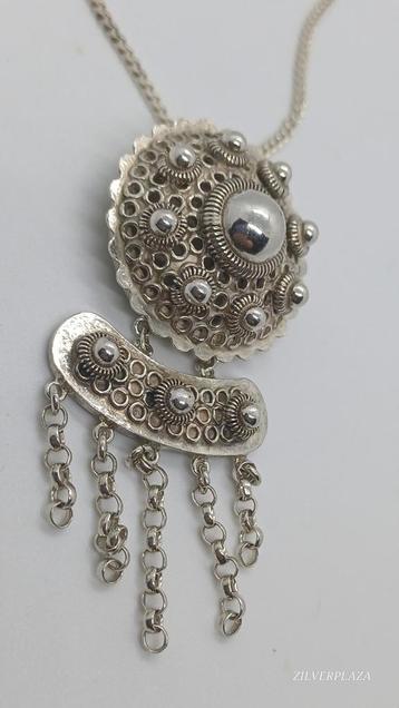 Zilveren Hanger met Ketting - 925 Zilver - 51cm beschikbaar voor biedingen