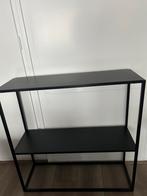 Zwarte Sidetable, Huis en Inrichting, Tafels | Sidetables, 100 tot 150 cm, Ophalen of Verzenden, Zo goed als nieuw, 25 tot 50 cm