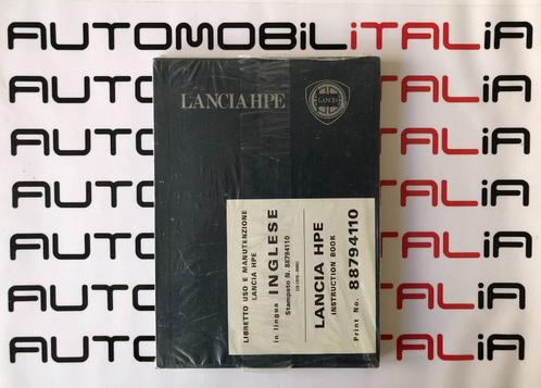LANCIA (BETA) HPE Engelstalig instructieboekje 1978, Auto diversen, Handleidingen en Instructieboekjes, Ophalen of Verzenden