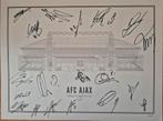 Poster Johan Cruijff Arena (WIJCK) met handtekeningen Ajax, Minder dan 50 cm, Oorspronkelijke maker, Nieuw, Ophalen of Verzenden