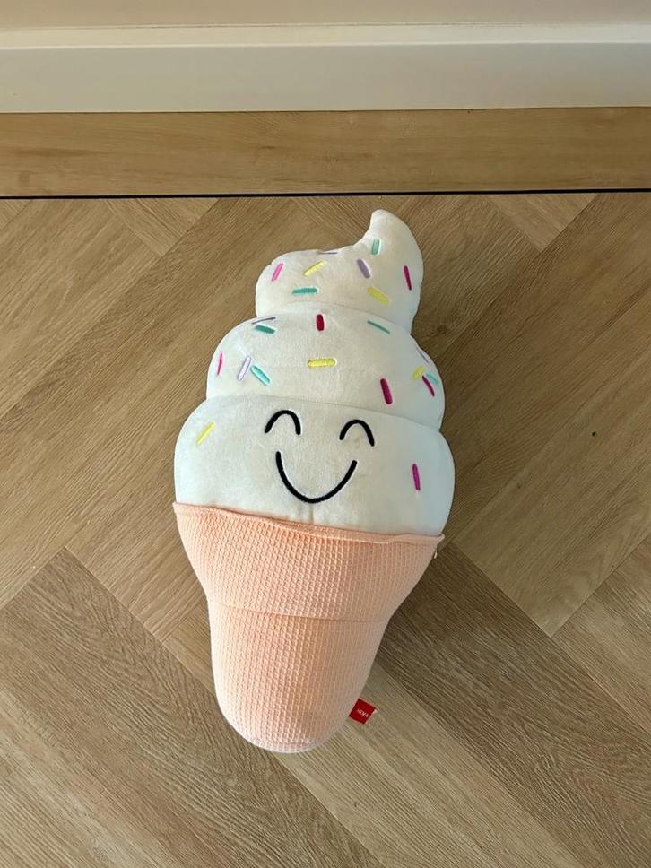 Z.g.a.n. Hema XL knuffel van een ijsje, pluche, Kinderen en Baby's, Speelgoed | Knuffels en Pluche, Zo goed als nieuw, Overige typen