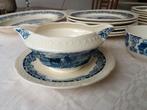 SCM Boerenhoeve blauw, uitgebreid servies, Ophalen of Verzenden