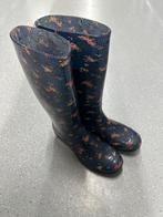 Sara Regenlaarzen - Blauw met Bloemen - Maat 36 NIEUW, Kleding | Dames, Schoenen, Ophalen of Verzenden, Nieuw, Blauw, Regenlaarzen