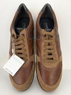 Nieuw! GEOX heren sneaker leer met suede maat 45, Bruin, Nieuw, Ophalen of Verzenden, Sneakers of Gympen