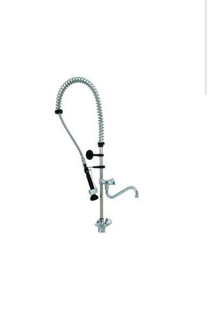 Voorspoeldouche | Monobloc | Zwenkkraan | Aansluiting 1/2’’, Doe-het-zelf en Verbouw, Sanitair, Nieuw, Kraan, Rvs, Ophalen of Verzenden