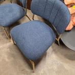 Fauteuil Kolten Blauw / Goud van Zilt., Ophalen, ., Minder dan 75 cm, Nieuw