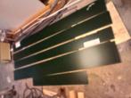 Trespa stroken dennengroen,  ral 6009, 6mm dikte., Doe-het-zelf en Verbouw, Platen en Panelen, Ophalen, Zo goed als nieuw, HPL