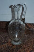 Oude glazen karaf, Antiek en Kunst, Antiek | Glas en Kristal, Ophalen of Verzenden