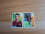 2 Panini Stickers Cristiano Ronaldo Euro 2008, Ophalen of Verzenden, Zo goed als nieuw, Poster, Plaatje of Sticker